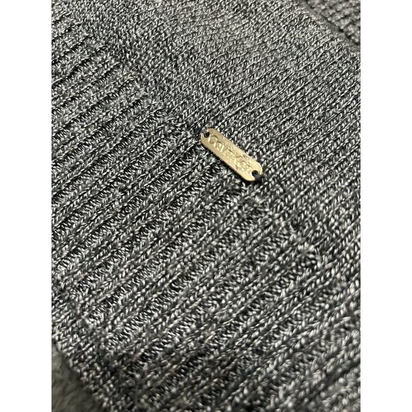 Calvin Klein Gray wide turrtleneck with button detail sweater, Size L - Picture 6 of 8